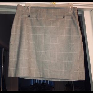 NWOT Banana Republic Plaid Miniskirt